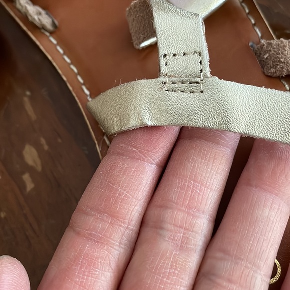 Gap gold gladiator style sandals (sz 8) - Picture 8 of 9